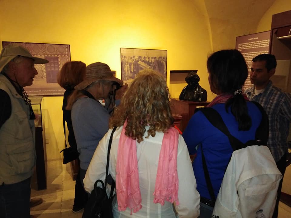 الوفد الأمريكى خلال زيارته لمتحف رشيد (14)