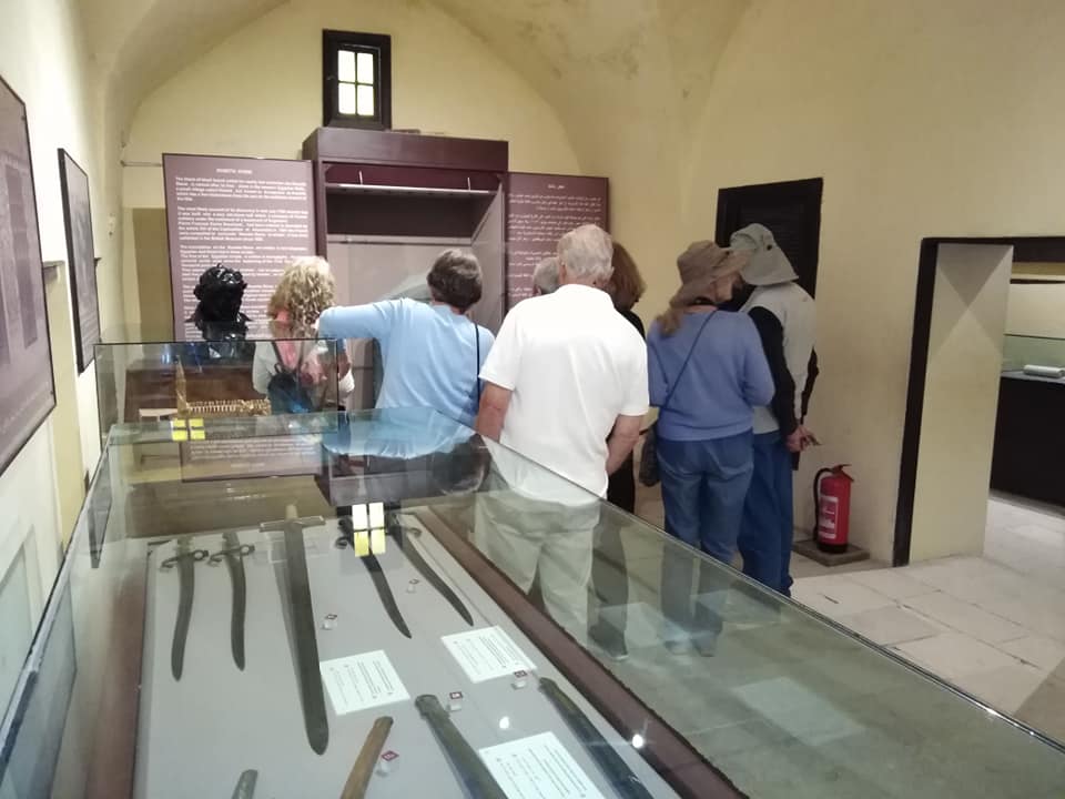 الوفد الأمريكى خلال زيارته لمتحف رشيد (13)