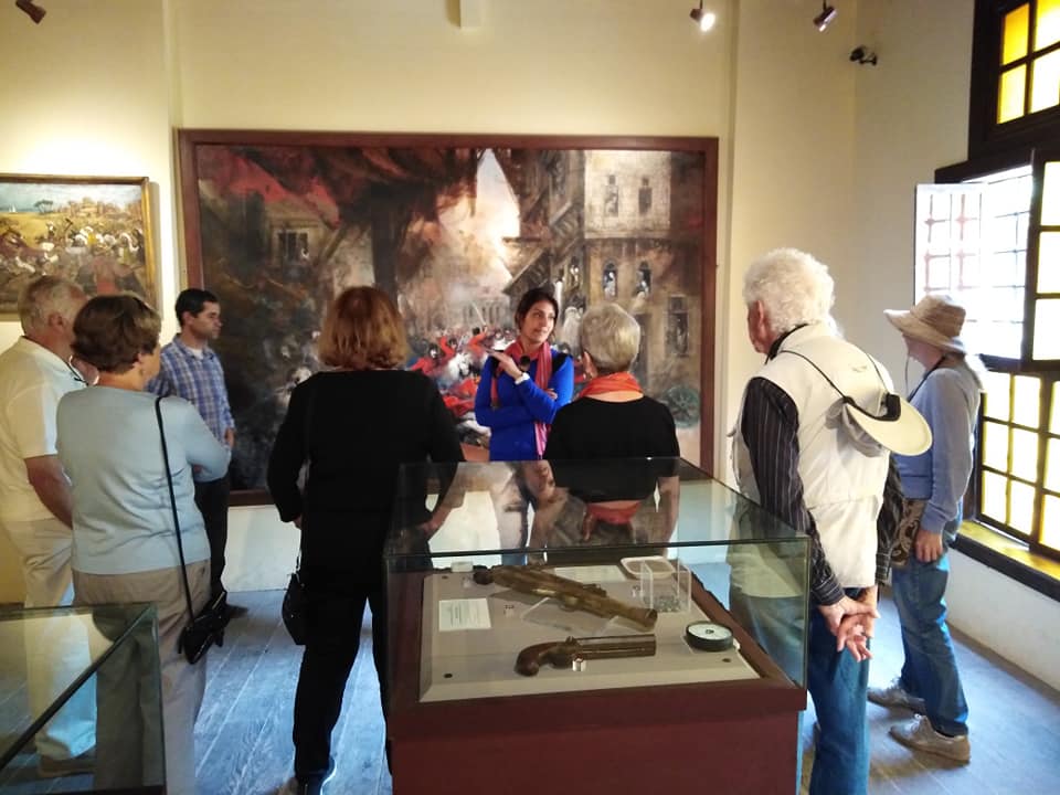 الوفد الأمريكى خلال زيارته لمتحف رشيد (8)