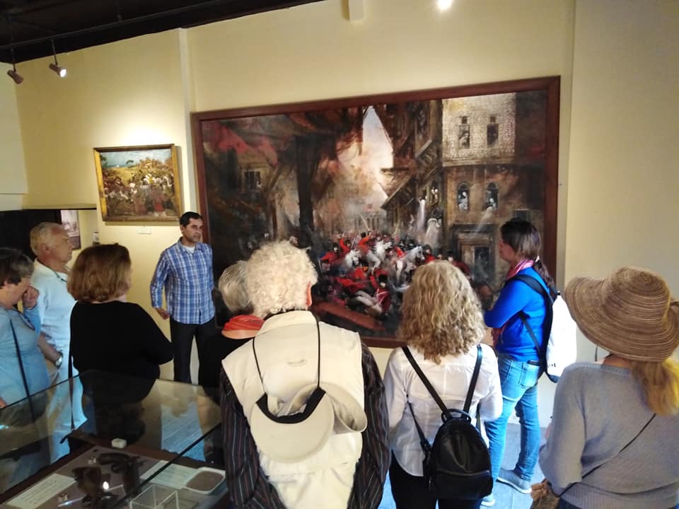 الوفد الأمريكى خلال زيارته لمتحف رشيد (10)