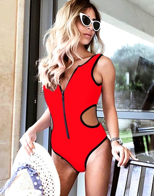 new-arrival-zipper-patchwork-color-bathing-suit-one-piece-swimming-suit-for-women-cut-out-maillot-de-bain-mayo-bayan-biquini-SML-XDAL85098-upk0