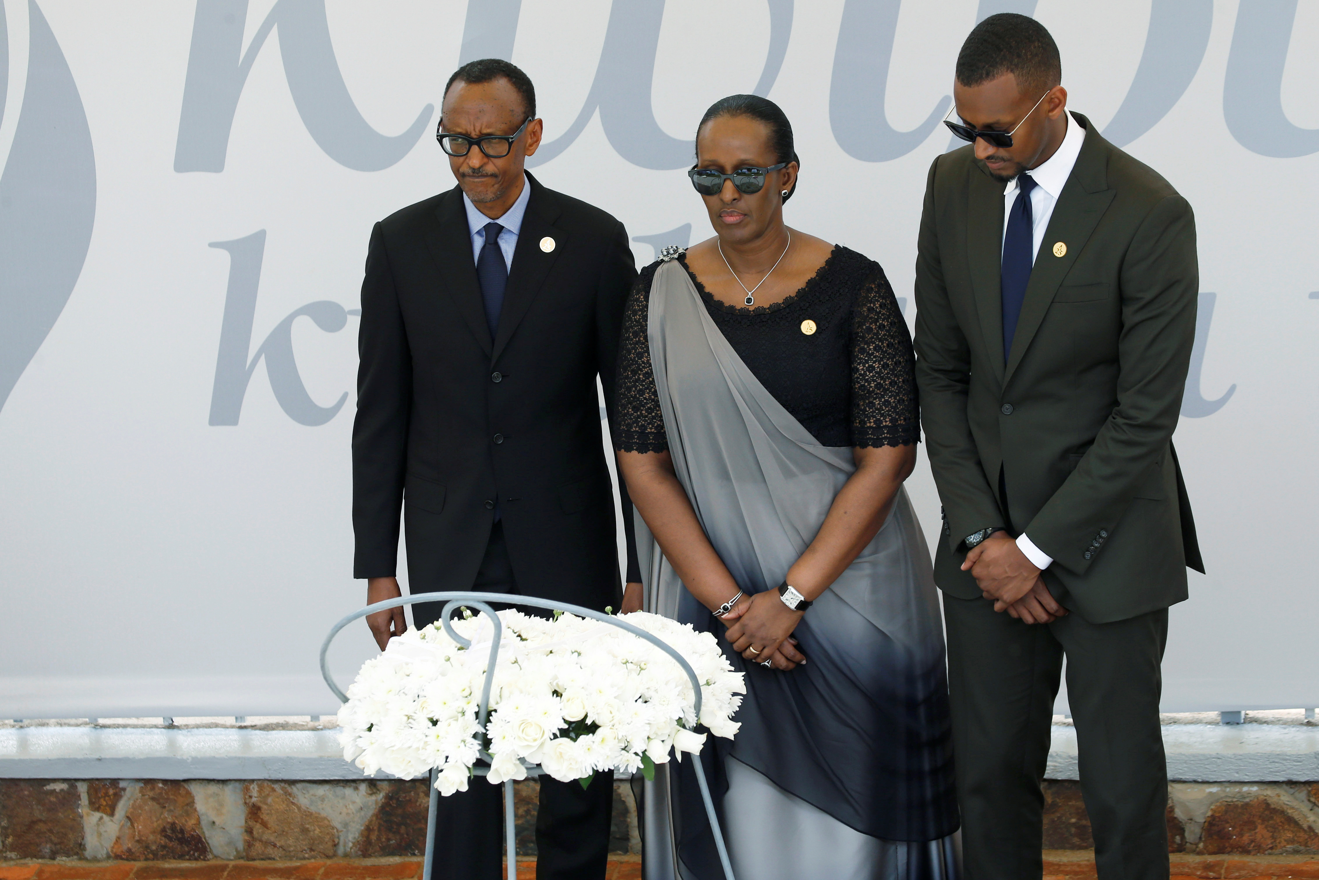 رئيس رواندا وزوجته