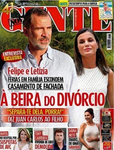 صحف تتحدث عن طلاق ملك اسبانيا والملكة ليتيسيا