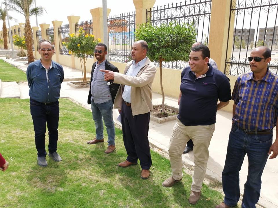 لجنة من وزارة الشباب والرياضة تزور الأقصر لمعاينة النادي الإجتماعي بمدينة طيبة الجديدة (5)