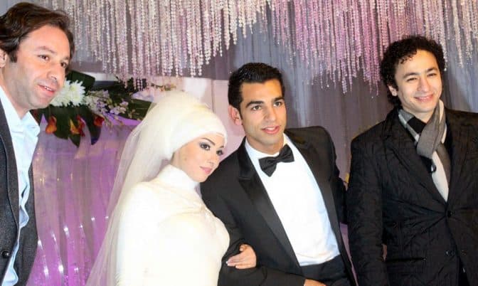 صلاح وماجي تزوجا في 2013