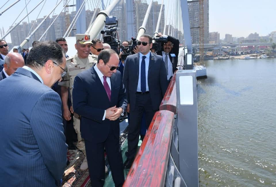 الرئيس السيسى أعلى كوبرى تحيا مصر