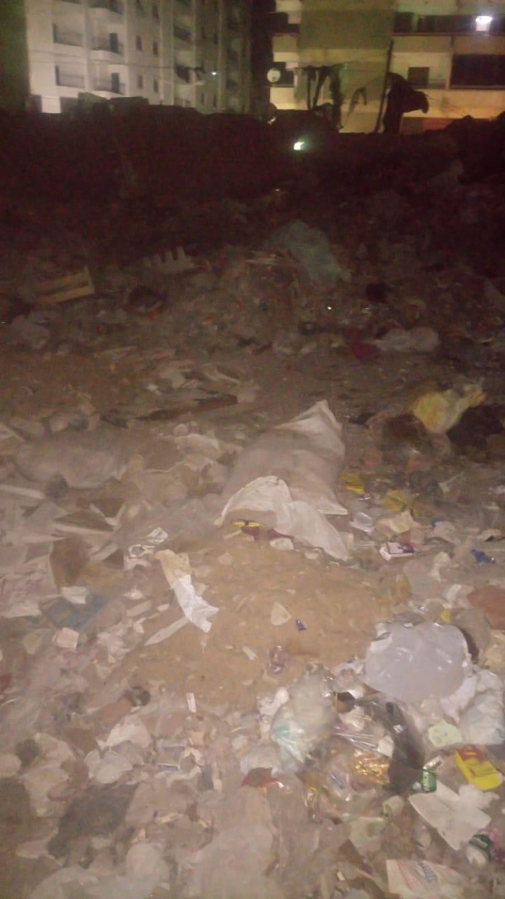 القمامة بمنطقة حسن محمد