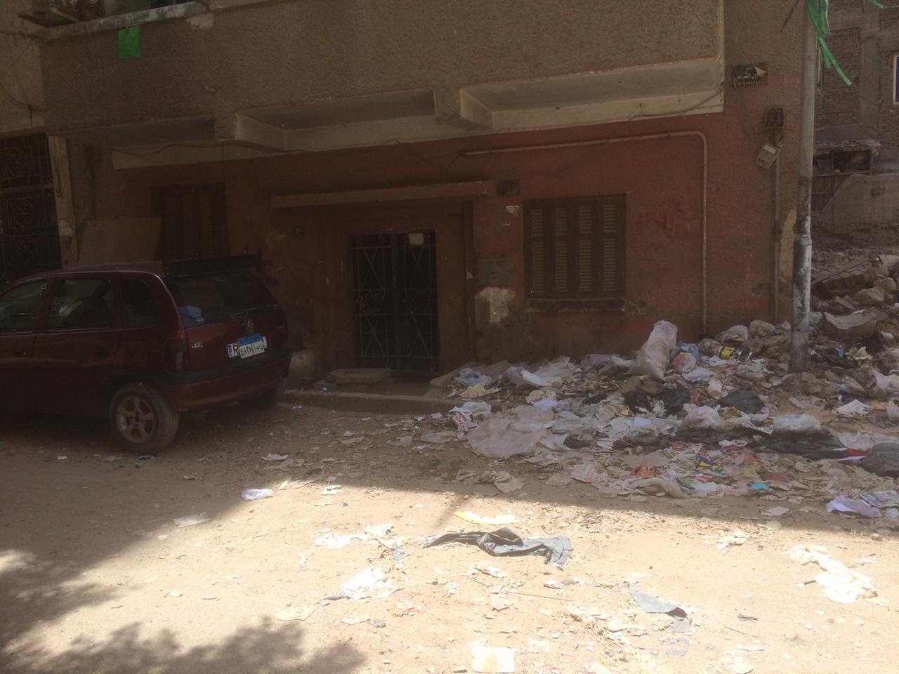 القمامة بشارع الخليل إبراهيم  (1)