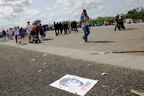 أنصار-الرئيس-البوليفى-إيفو-موراليس-يتظاهرون-دعما-لترشحة-لولاية-رابعة-(6)