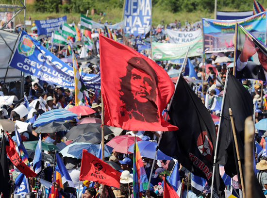 أنصار-الرئيس-البوليفى-إيفو-موراليس-يتظاهرون-دعما-لترشحة-لولاية-رابعة-(3)