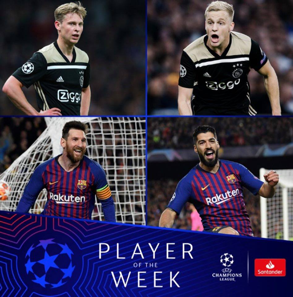 المرشحون للقب لاعب الأسبوع المرشحون للقب لاعب الأسبوع