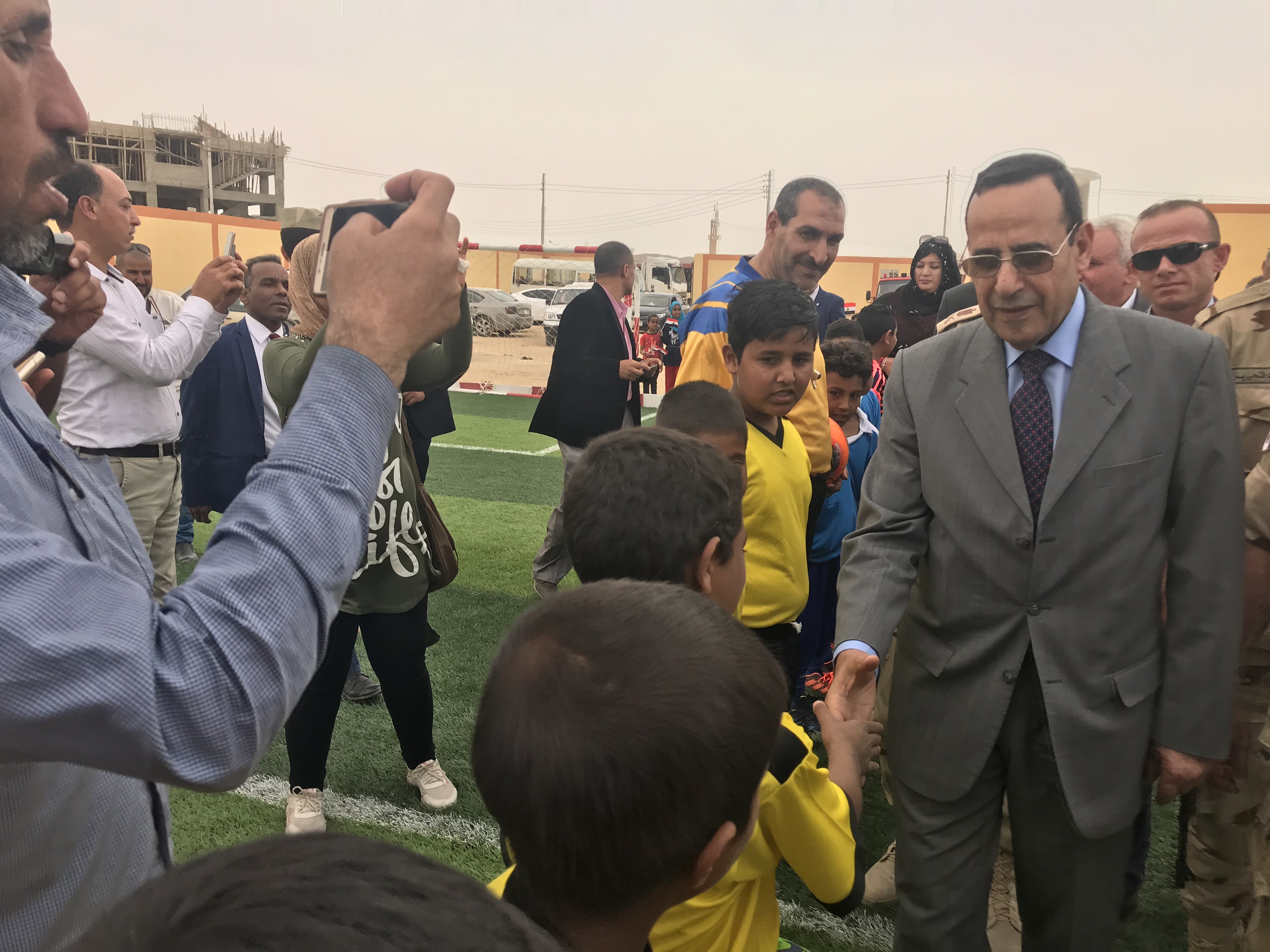 جانب من افتتاح محافظ شمال سيناء للمدرسة   (1)