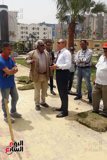 تطوير محيط استاد القاهرة (21)