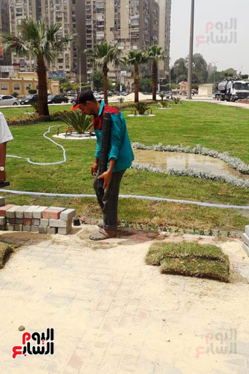 تطوير محيط استاد القاهرة (12)