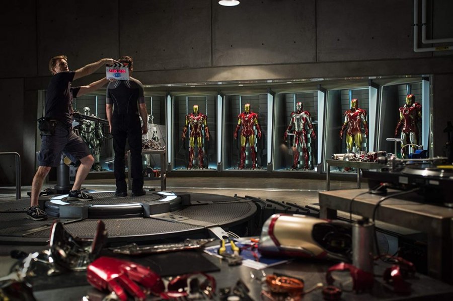 روبرت داوني جونيور في كواليس Iron Man Three في 2013