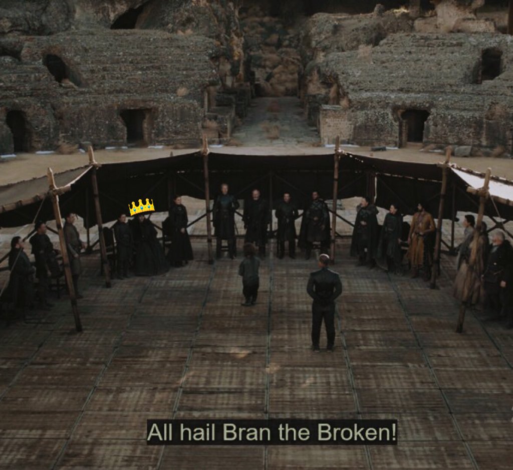 اختيار Bran Stark ملكا للممالك الستة