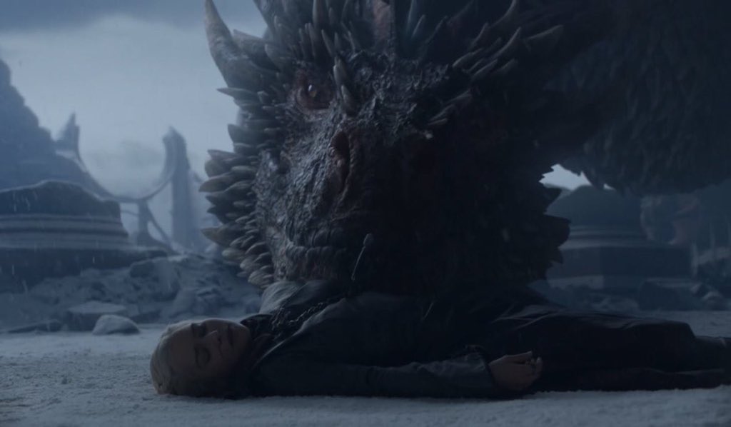 مشهد وفاة Daenerys Targaryen