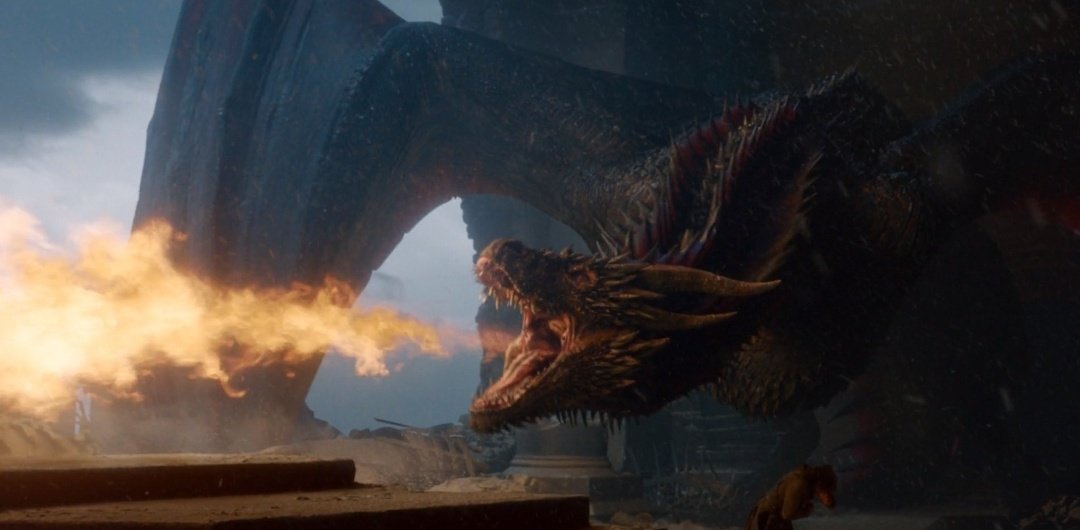 Dragon burn Iron Throne