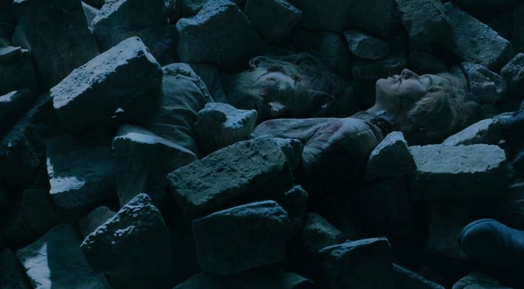 مشهد وفاة سيرسى وجيمى لانيستر