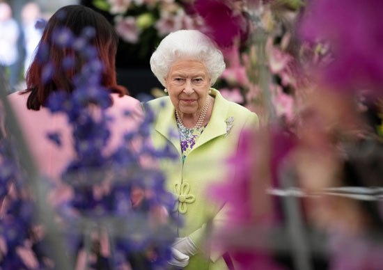 Queen Elizabeth at the Chelsea Flower Show 