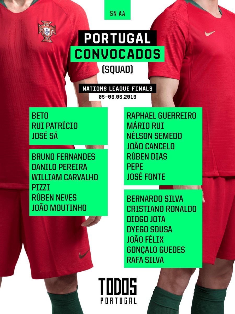 قائمة منتخب البرتغال