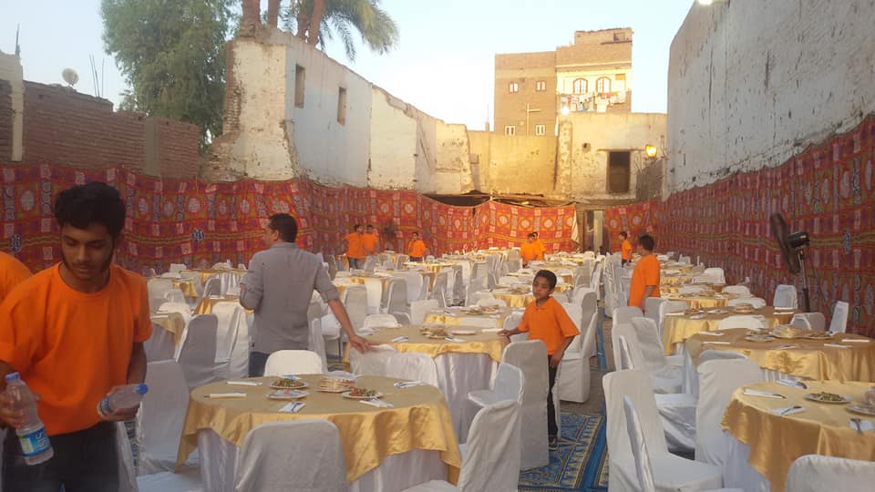 كنيسة رئيس الملائكة ميخائيل بمدينة القرنة تنظم حفل إفطارها السنوي للمسلمين غربي الأقصر (5)