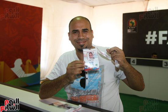 تسليم الـFAN ID وتذاكر أمم أفريقيا بمركز شباب الجزيرة (4)