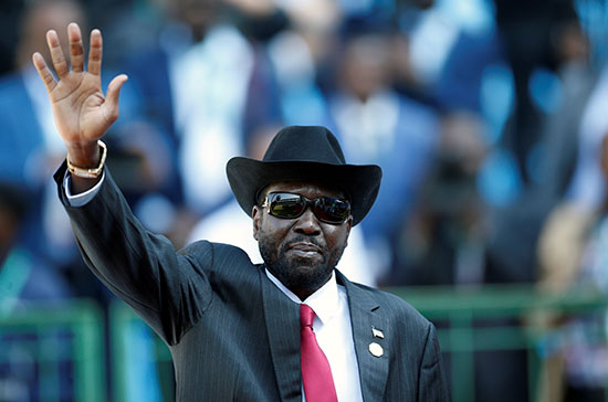 حضور رئيس جنوب السودان