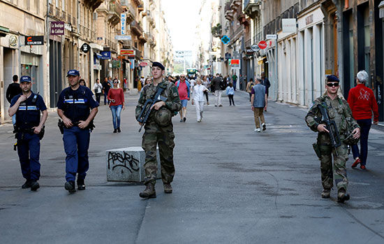 قوات الأمن فى ليون الفرنسية