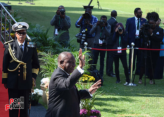 رئيس الوزراء يشارك فى مراسم تنصيب رئيس جنوب أفريقيا (9)