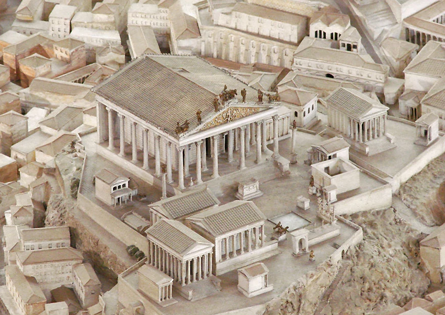 صورة من التصور لروما القديمة