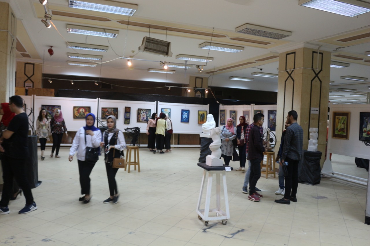 معرض كلية الفنون الجميلة بجامعة المنصورة (11)