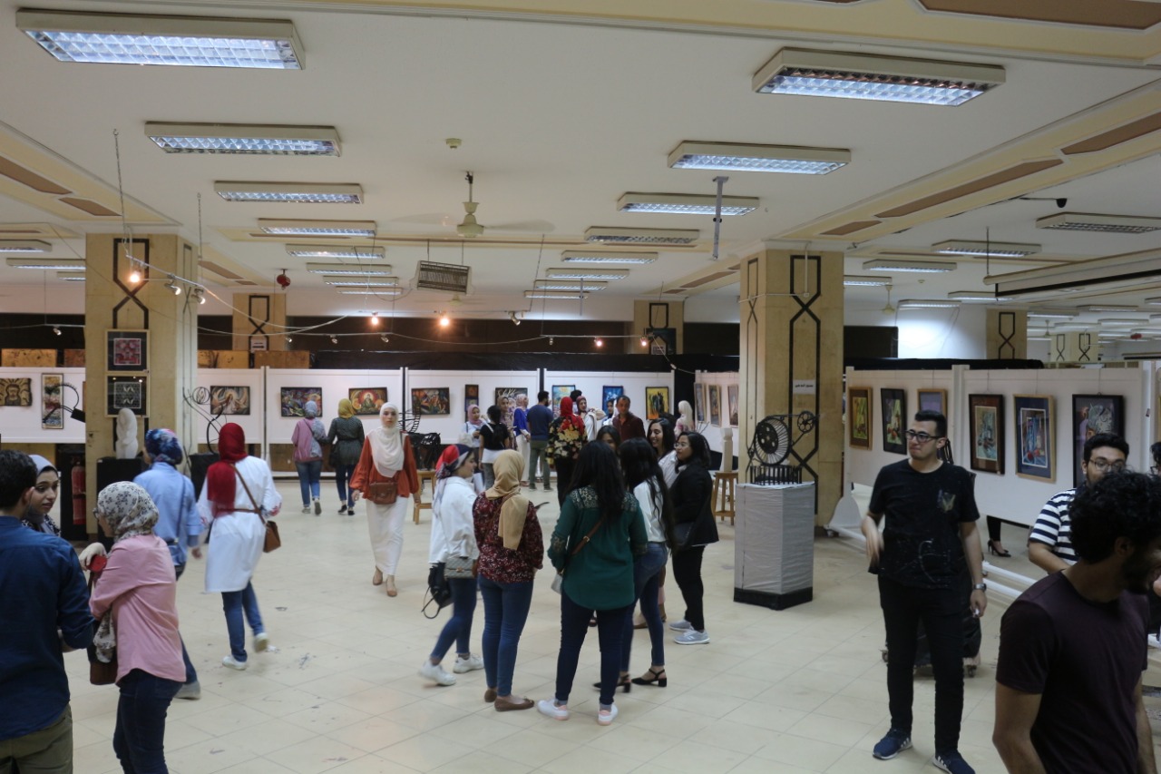 معرض كلية الفنون الجميلة بجامعة المنصورة (4)