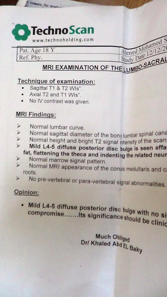 8- تقرير عن الحالة