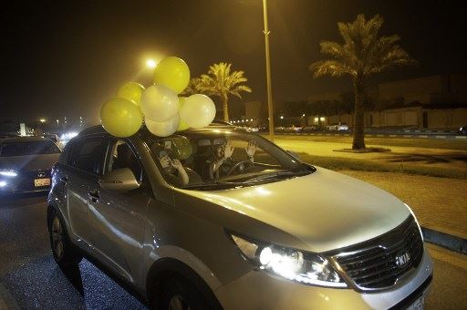 المرأة السعودية تقود السيارة