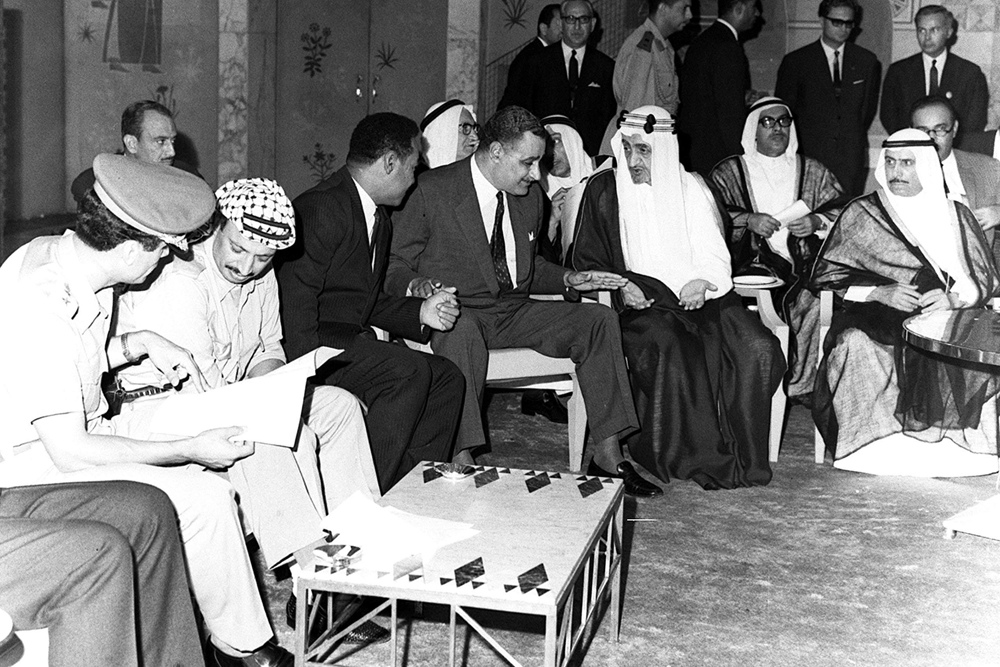 ملوك وقادة العرب فى قمة القاهرة 1970
