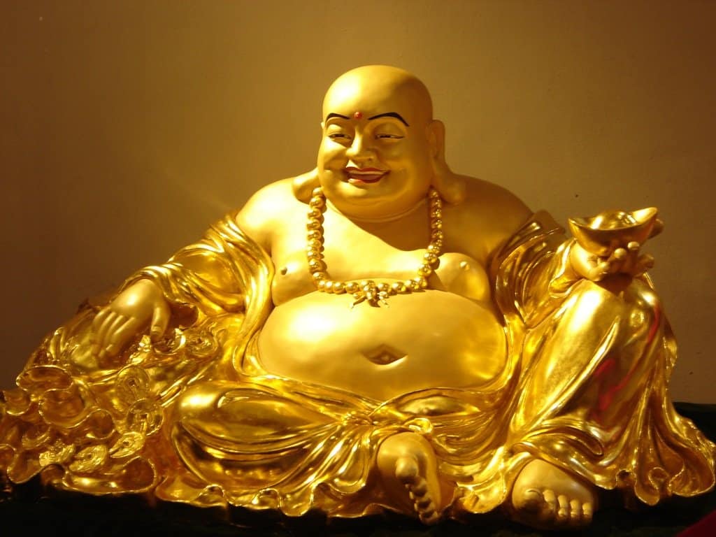 تمثال بوذا الضاحك