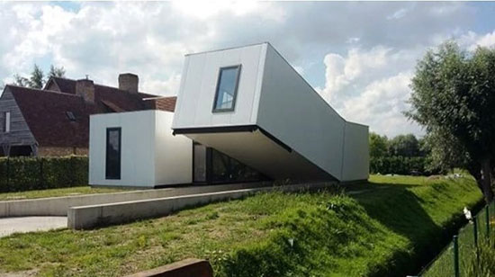 تصميم غريب لمنزل فى بلجيكا