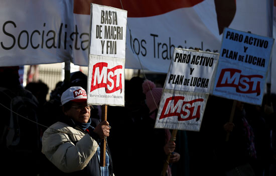 اضراب عمالى ليوم واحد ضد سياسات حكومة الأرجنتين (3)