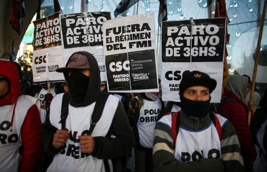 اضراب عمالى ليوم واحد ضد سياسات حكومة الأرجنتين (5)