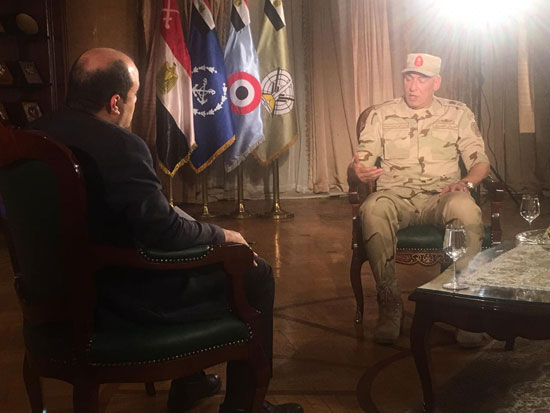 قائد قوات حرس الحدود فى لقاء حصرى مع محمد الباز فى 90 دقيقة السبت (3)