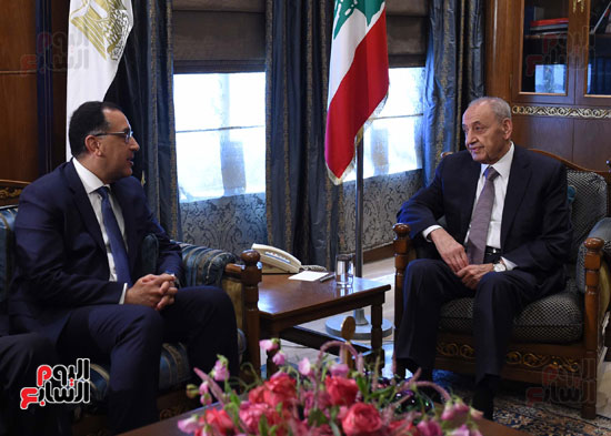 لقاء رئيبس الوزراء مع رئيس مجلس النواب لبنان (1)