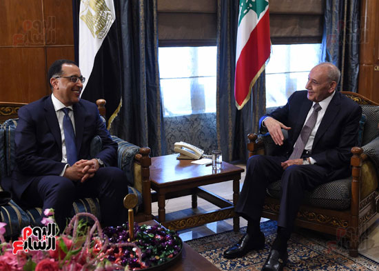 لقاء رئيبس الوزراء مع رئيس مجلس النواب لبنان (2)