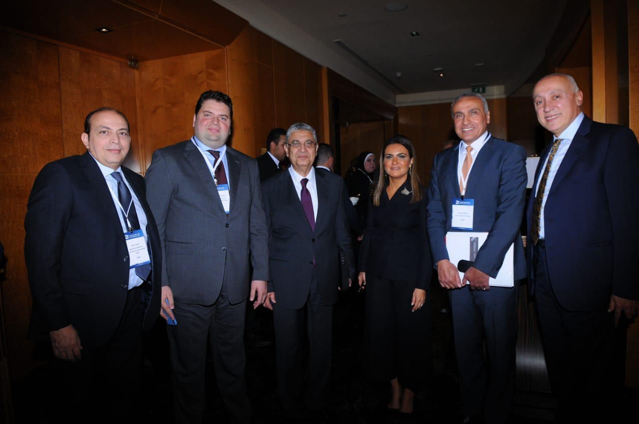 وفد جمعية رجال الأعمال المصرية اللبنانية ووزيرا الاستثمار والكهرباء