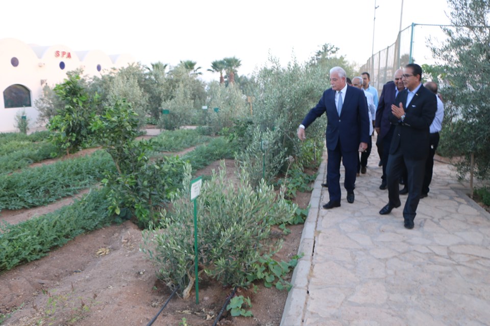 محافظ جنوب سيناء يتفقد احد المزارع الاورجانيك بشرم الشيخ (3)