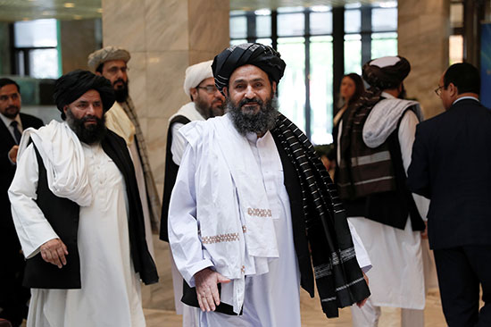 قادة من طالبان فى موسكو