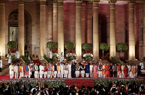 حفل تتويج مودى رئيسا لوزراء الهند لفترة ثانية