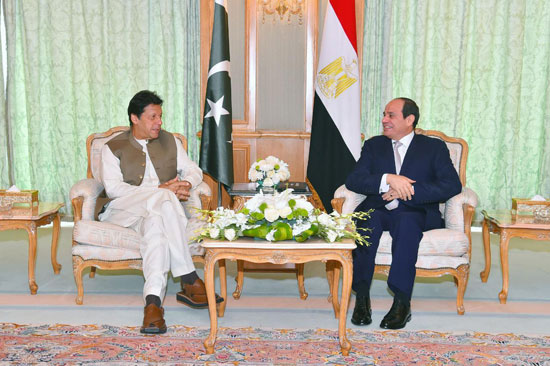 الرئيس عبد الفتاح السيسي و رئيس وزراء باكستان (1)