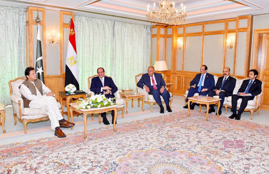 الرئيس عبد الفتاح السيسي و رئيس وزراء باكستان (2)