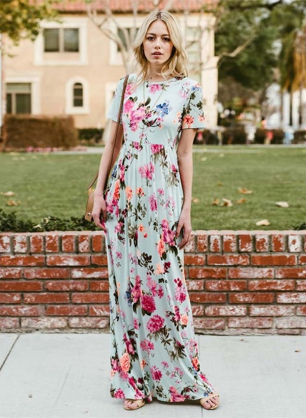 women-s-floral-printed-short-sleeve-maxi-dress-with-pockets